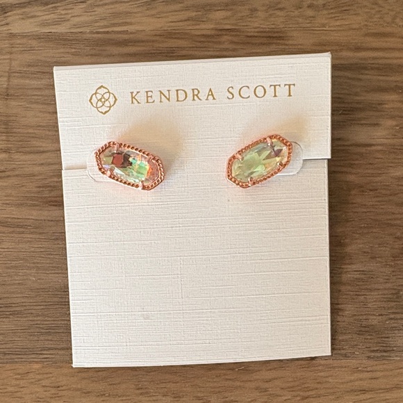 Kendra Scott Rose Gold Stud Earrings - Picture 2 of 4